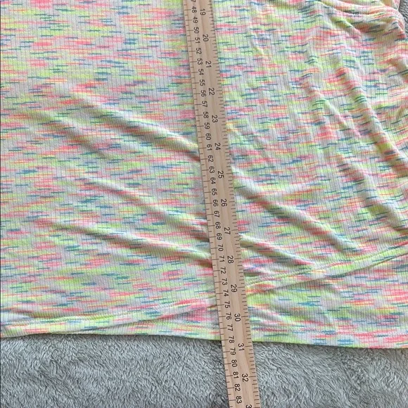 Lane Bryant Multicolored Neon Relaxed Short Sleeve Tee – Plus Size 6X (34-36 NWT - Picture 7 of 9